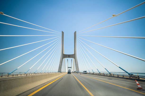 istock Vasco da Gama Bridge in Lisbon, Portugal 1407508279
