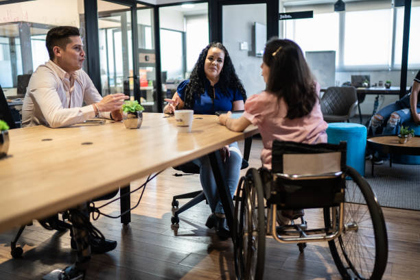 istock Coworkers on a business meeting 1407509879