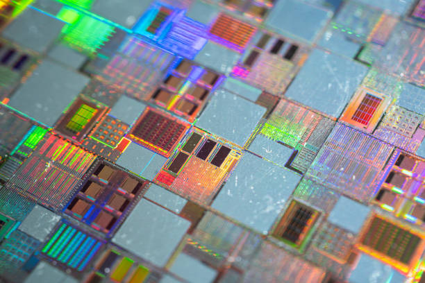istock Silicon wafer for manufacturing semiconductor of integrated circuit. 1407520549