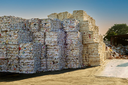 Paper Recycling Stacks