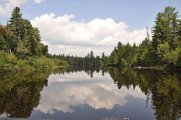 istock Reflections on the Menominee River, Upper Pennisula , Michigan 140752755