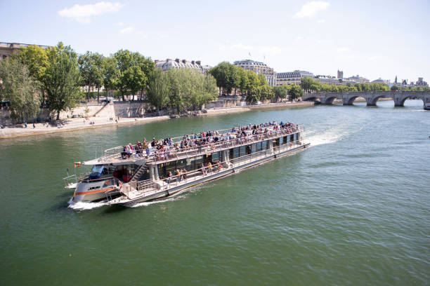 istock Tourist riverboat on the Seine River 1407535722