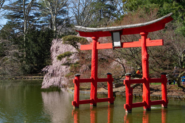 entrance to japanese himeji gardens, sister city adelaide