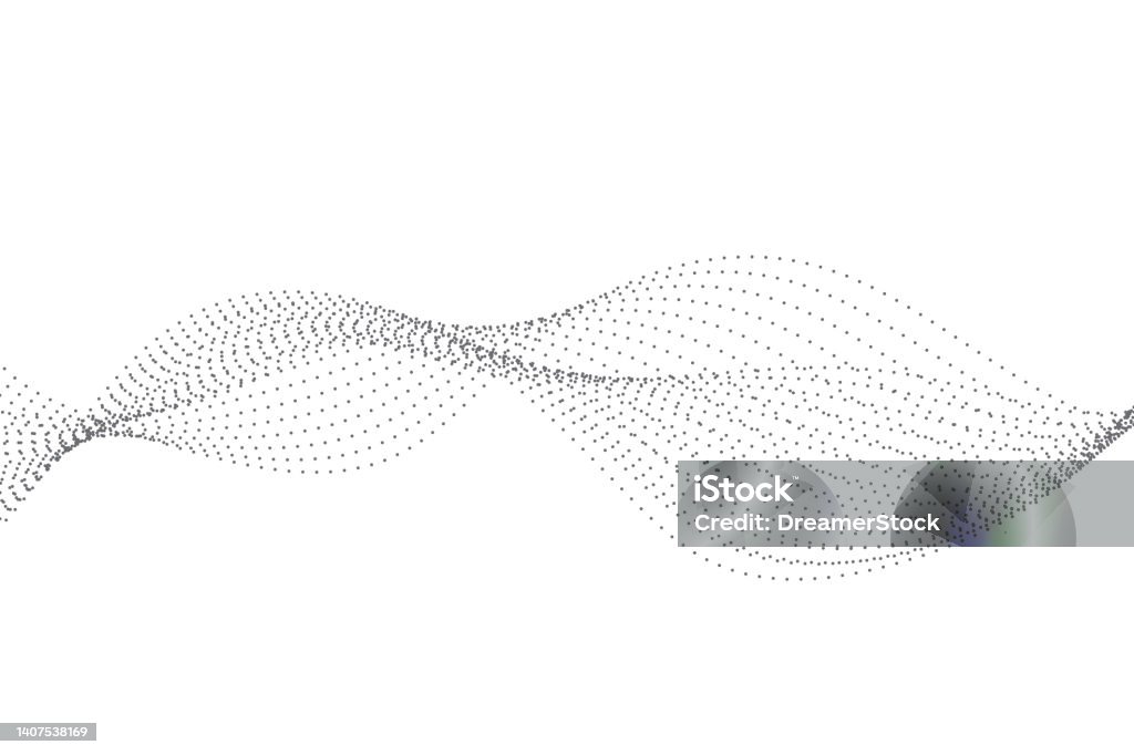 Wave Technology Pattern Technology Waves Pattern Abstract Background Vector Stock Illustration ...