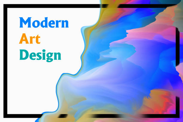Abstract background with geometric frame. modern abstract art design. 3d illustration.