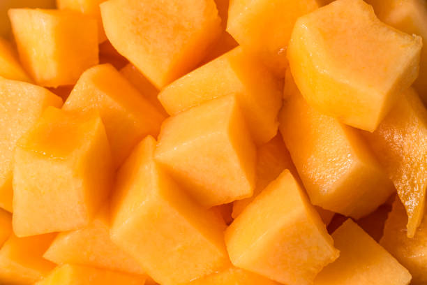 istock Raw Orange Organic Cantaloupe Melon 1407550385