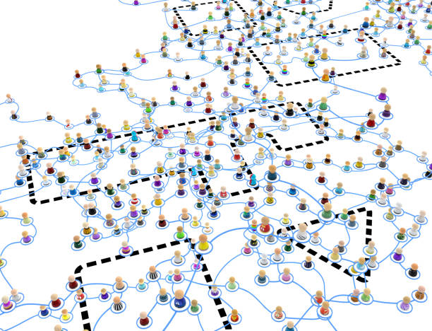 istock Cartoon Crowd System, Zones 1407562918