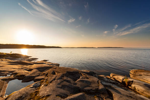 istock Skerry at the lake 1407568805