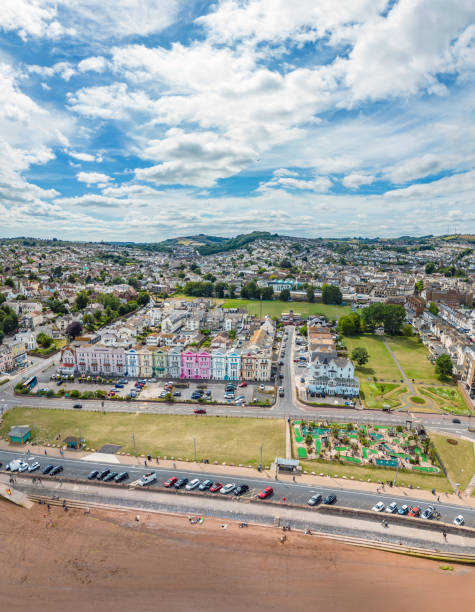 istock Colourful hotels on Paignton Seafront in Devon 1407572250