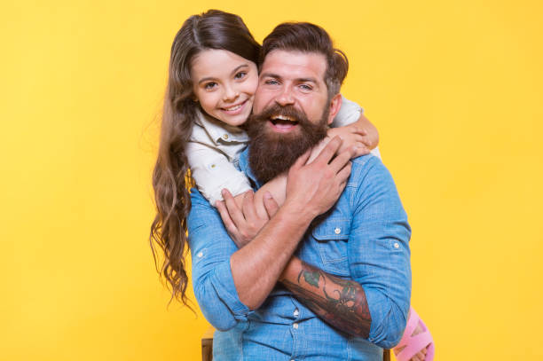 Father and happy little daughter having fun, joyful moment concept Father and happy little daughter having fun, joyful moment concept. father stock pictures, royalty-free photos & images