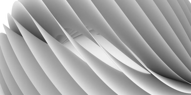 istock Beautiful minimalistic architectural abstraction. 3d rendering, 3d illustration. 1407574491