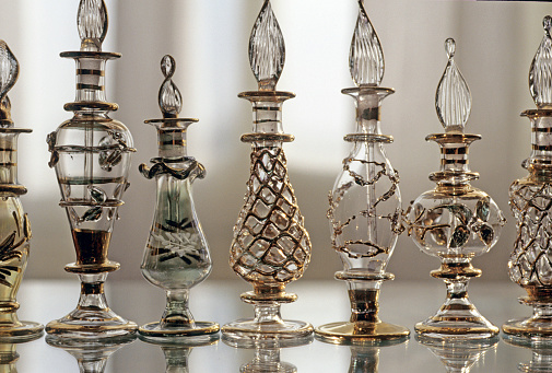 Antique Tunisian perfume bottles.