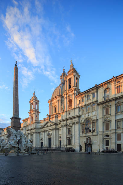 istock Piazza Navona in Rome at dawn, Italy 1407590119