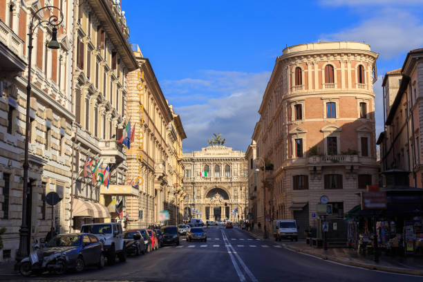 istock Street in Rome, Italy 1407590135