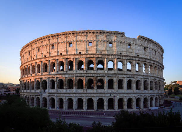 istock Coliseum in Rome at dawn, Italy 1407590159