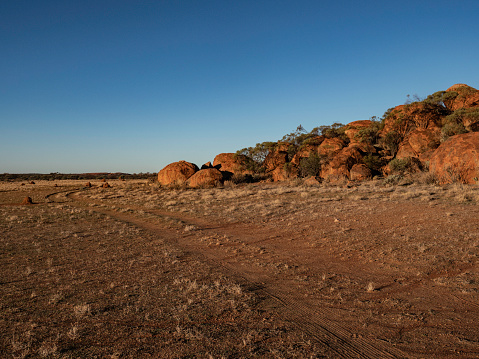 Red rocks in remote Western Australia