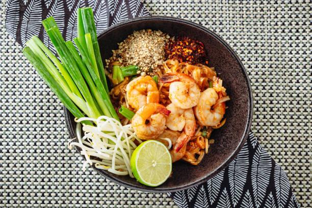 Thai Food - Pad Thai stock photo