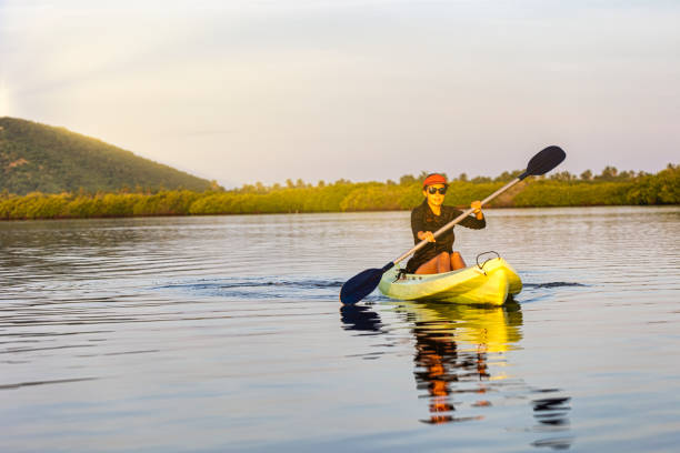 istock Mexican woman at kayak 1407606249