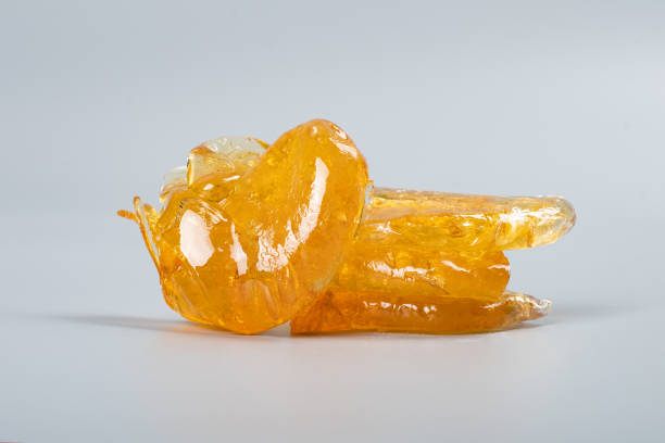 istock a piece of cannabis wax on gray background 1407611875