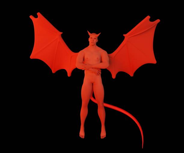 3D rendering of a fantasy dragon isolated on white background