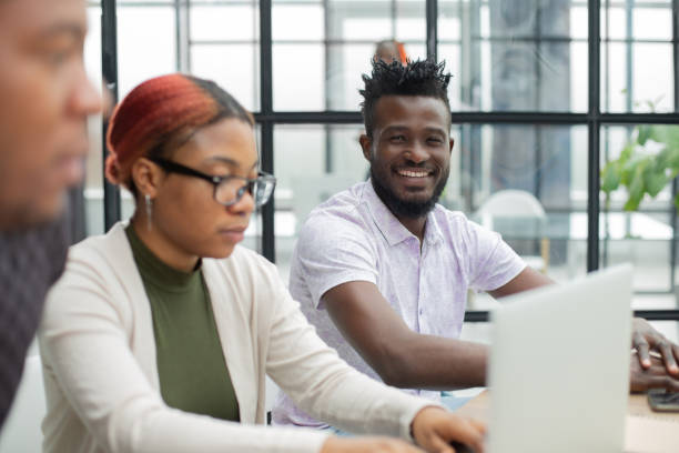 istock African business team on briefing, discussing ideas for new startup or project. 1407638255