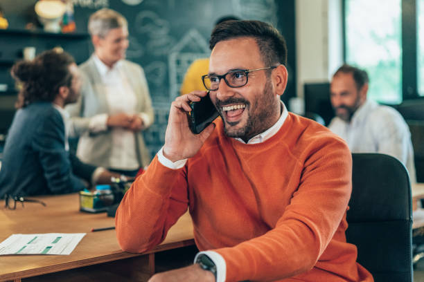 istock Successful businessman in the office 1407639523