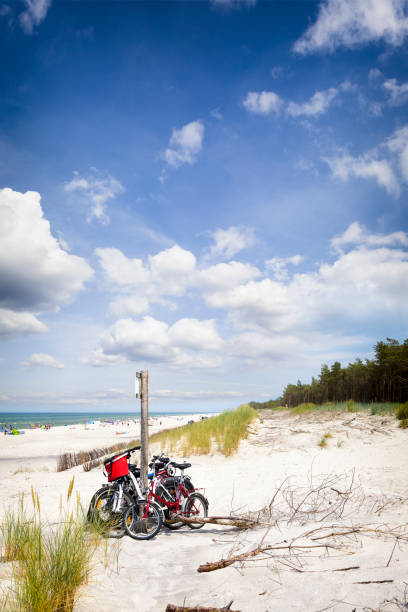 Vacations in Poland - summer recreation at the Baltic seashore in Osetnik near Leba resort in Pomorskie province