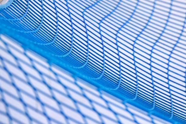 istock Full Frame Shot Of A Blue Net 1407651676