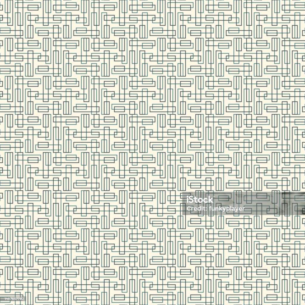 Overlapping Rectangulars Background Seamless Pattern With Overlay
