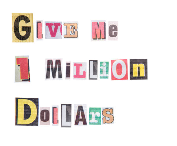 istock Ransom note demands: Give me 1 million dollars 1407663362
