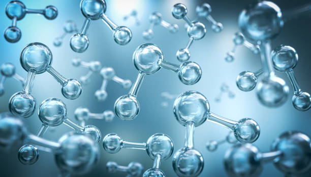 istock genetic molecule or atom, Abstract structure for Science or medical background, 3d illustration. 1407668471