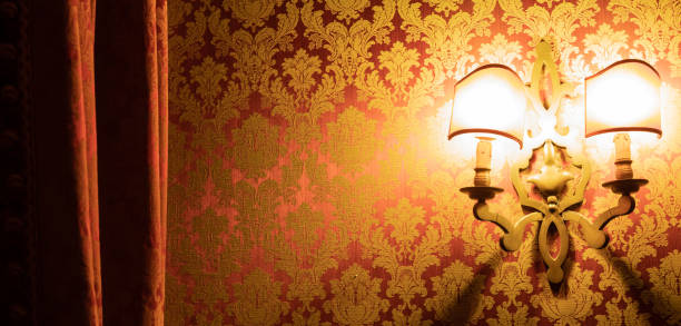 istock Vintage venetian background. Retro pattern old decorative wallpaper. 1407672936