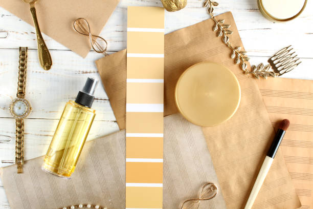istock Yellow color palette 1407674263