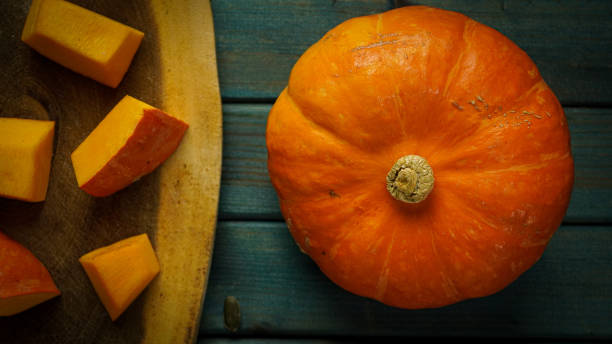 istock Healthy ripe pumpkin and pumpkin seeds 1407676666