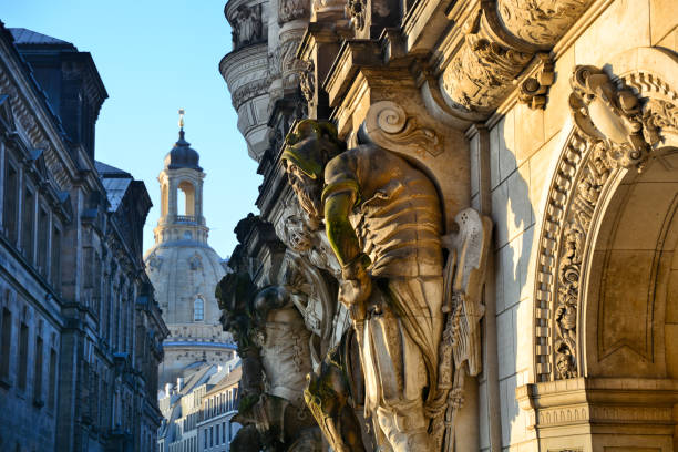 силуэты дрездена, германия - dresden germany стоковые фото и изображения