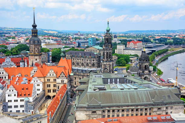istock Aerial view of Dresden, Germany 1407682662