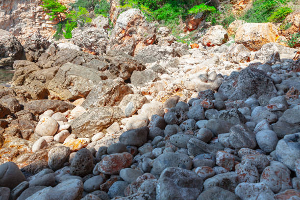 istock Coastal rocks at the sea shore 1407696223