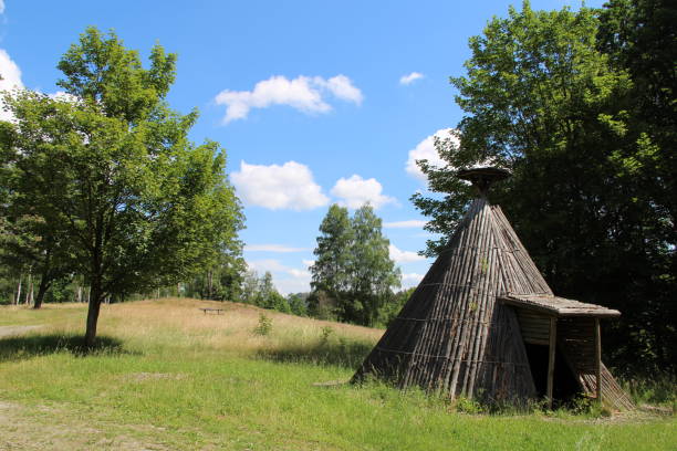 istock Hiking in the Harz Mountains | Charcoal burner hut 1407699107