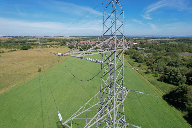 istock High voltage power line against a blue sky 1407703780