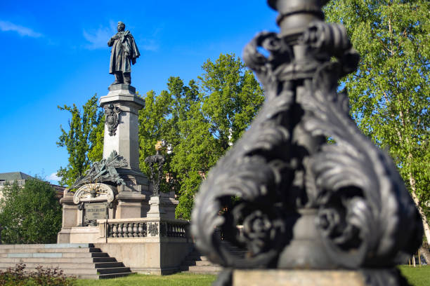 istock Monument of Adam Mickiewicz in Warsaw 1407704023