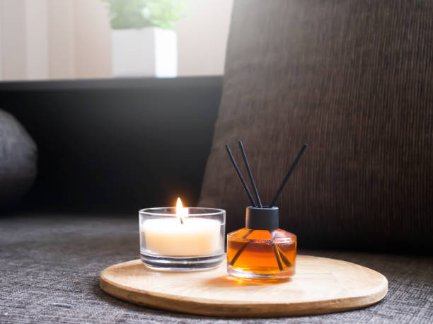 istock Perfume for home, scented candle in the room 1407717524