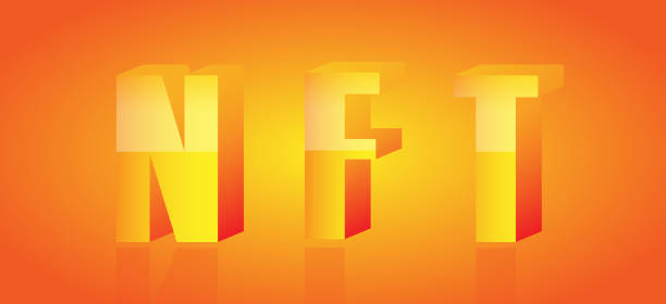 Concept of NFT, non-fungible token with network vector on colorful gold shiny background. Vector illustration concept nft banner for website. Non-renewable token. Vector illustration. Concept of NFT, non-fungible token with network vector on colorful gold shiny background. Vector illustration concept nft banner for website. Non-renewable token. Vector illustration. nonrenewable resources stock illustrations