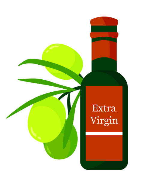 Cartoon Of Extra Virgin Olive Oil Illustrations, Royalty-Free Vector  Graphics & Clip Art - iStock