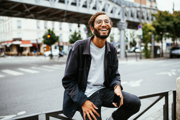 istock Portrait of handsome young multiracial man 1407727349