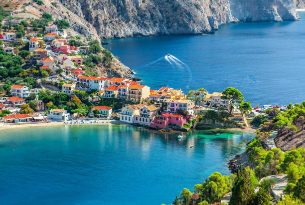 istock Assos village in Kefalonia 1407728835