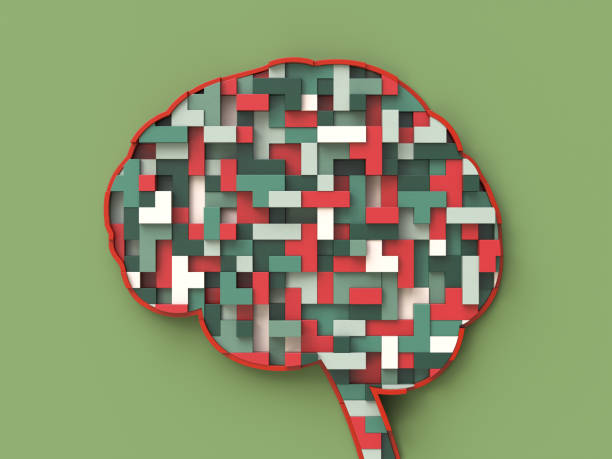 istock 3D abstract brain silhouette with geometric shapes 1407728862
