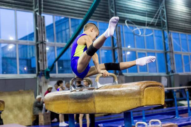 istock portrait of a young gymnast at competitions 1407729814