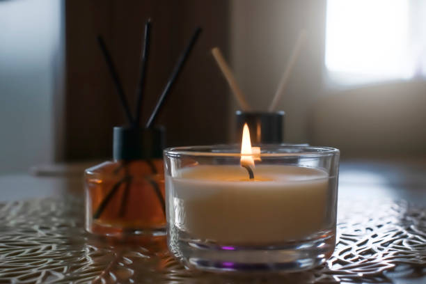 istock Perfume for home, scented candle in the room 1407731831