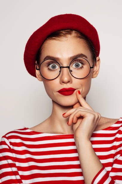 istock Beautiful emotional woman with bright make-up 1407737027