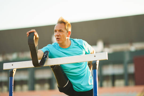istock Amputee Athlete Training at the sports field 1407739477